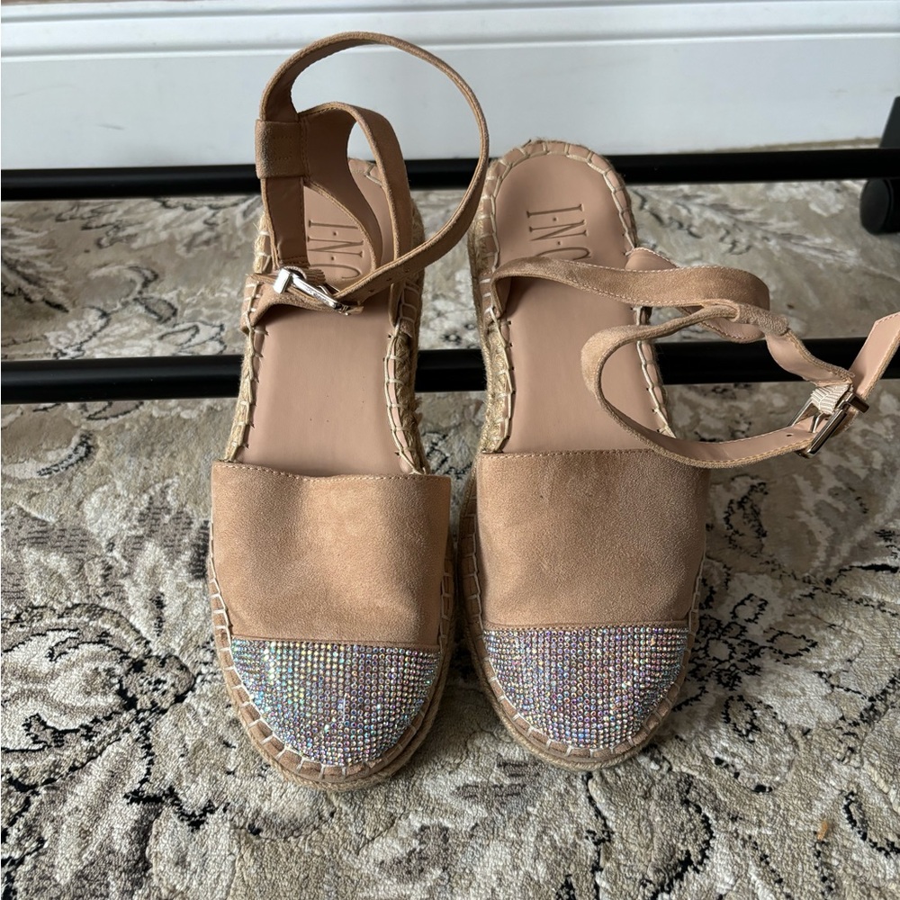 INC Rhinestone Espadrille